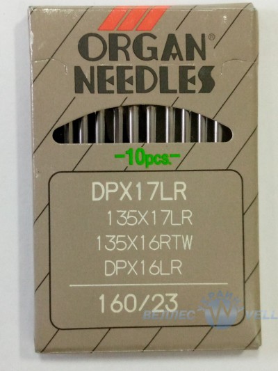 Голки ORGAN DP*17LR, №160 для промислових швейних машин