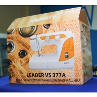 Електромеханічна швейна машинка Leader VS 377a - упаковка на Leader VS 377