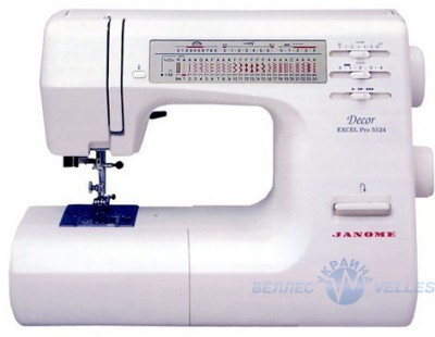 Електромеханічна швейна машинка Janome Decor Excel 5124