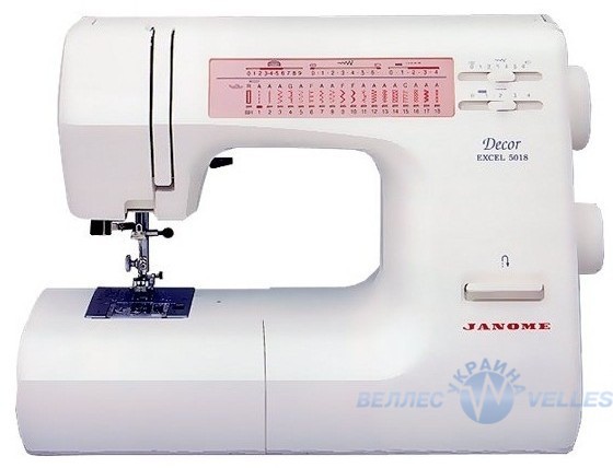 Електромеханічна швейна машинка Janome Decor Excel 5018