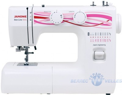 Електромеханічна швейна машинка Janome Sew Line 500s