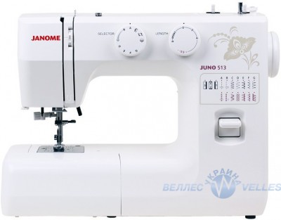 Електромеханічна швейна машинка Janome Juno 513