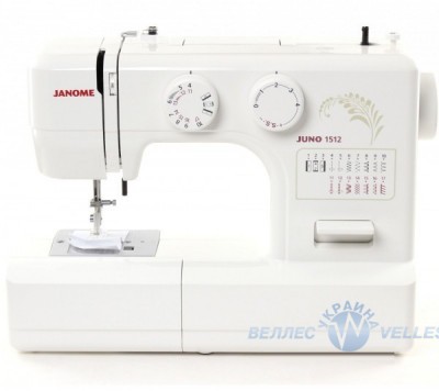 Електромеханічна швейна машинка Janome Juno 1512