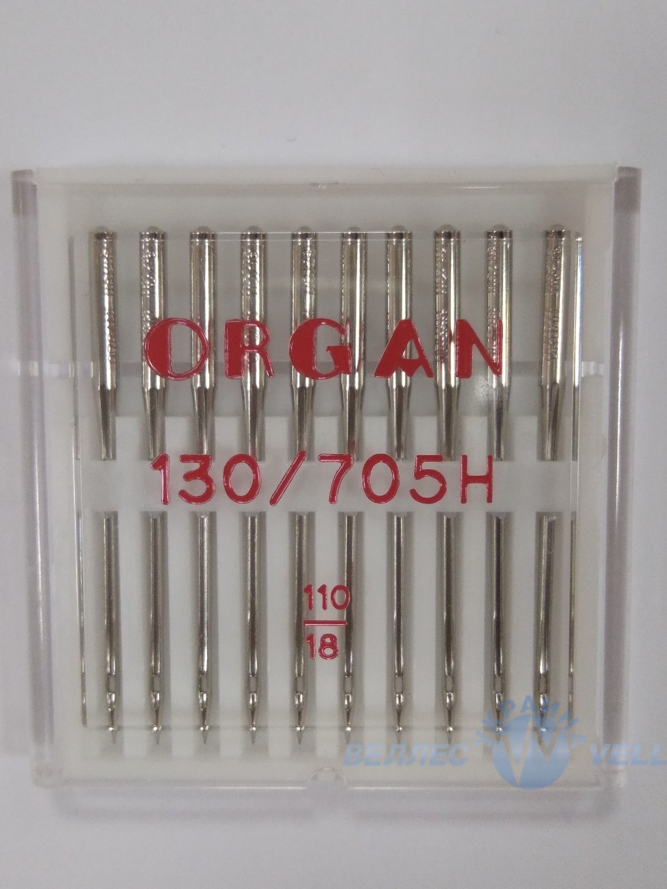 Голки ORGAN Універсальні 130/705H 110/18 (в упаковці 10 шт.)