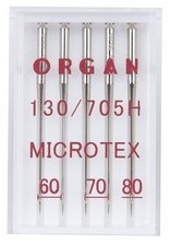 Голки ORGAN MICROTEX 130/705H асортимент (в упаковці 5 шт)