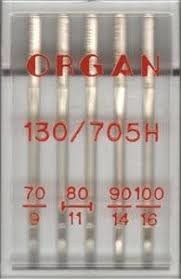 Голки ORGAN Універсальні 130/705H асортимент (в упаковці 5 шт)