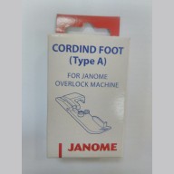 Лапка для оверлоков Janome для вшивання шнура і ліски  - Лапка для оверлоков Janome для вшивання шнура і ліски 