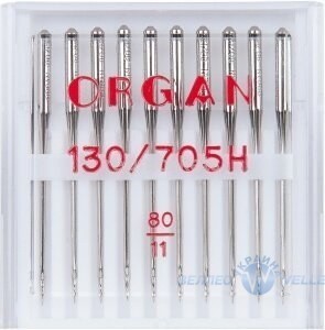 Голки ORGAN Універсальні 130/705H 80/12 (в упаковці 10 шт.)