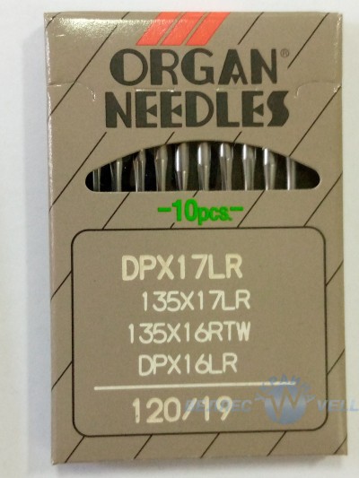 Голки ORGAN DP*17LR, №120 для промислових швейних машин